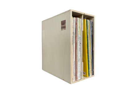 Knosti Archifix Box Woodline aus Holz zur Aufbewahrung von Schallplatten