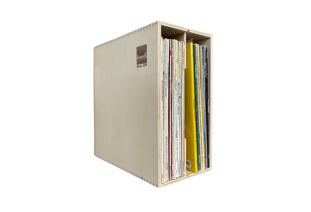 Knosti Archifix Box Woodline aus Holz zur Aufbewahrung von Schallplatten