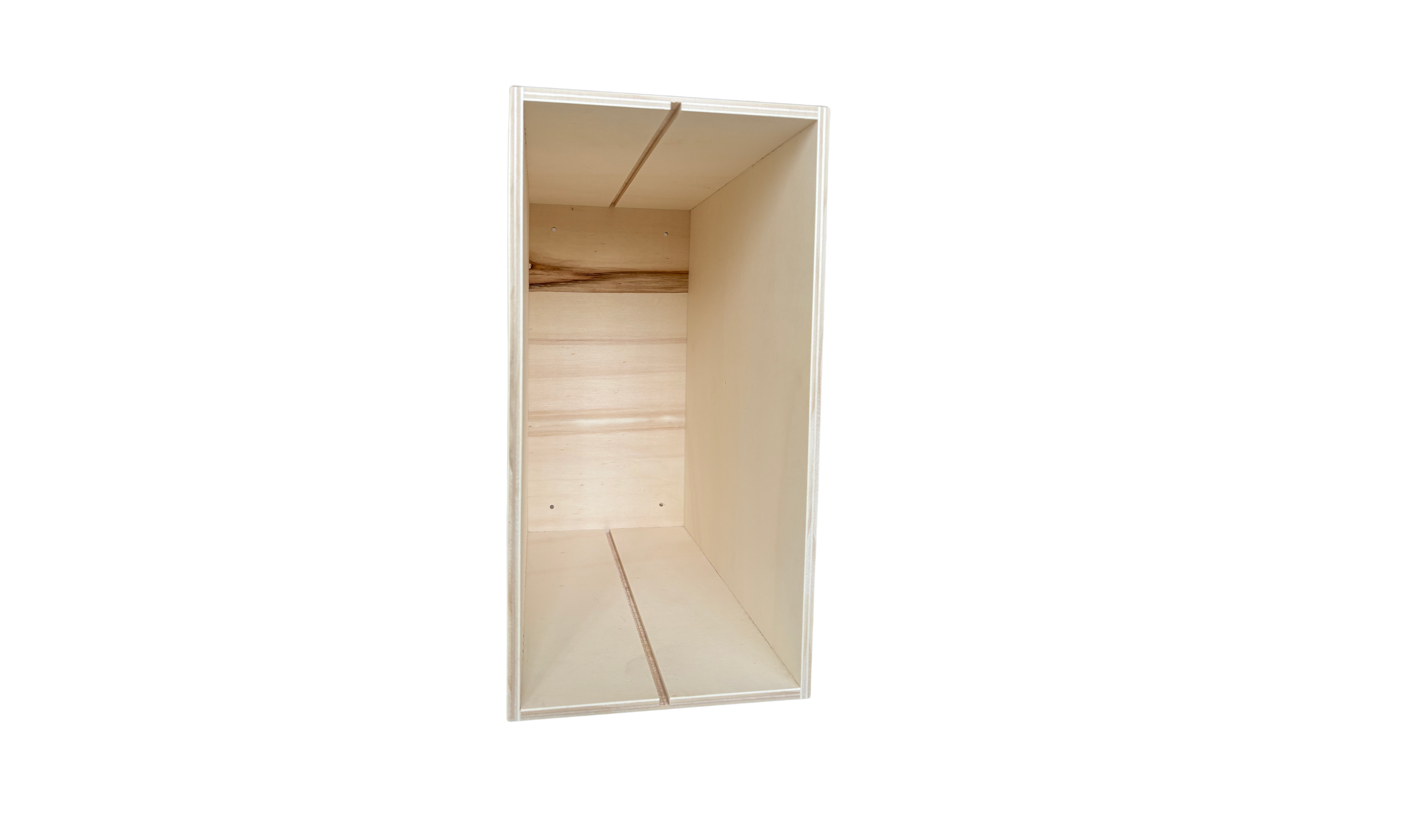 Knosti Archifix Box Woodline aus Holz zur Aufbewahrung von Schallplatten-ohne Trennwand