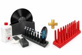 Disco-Antistat record cleaning kit + FREE drying rack in RED
