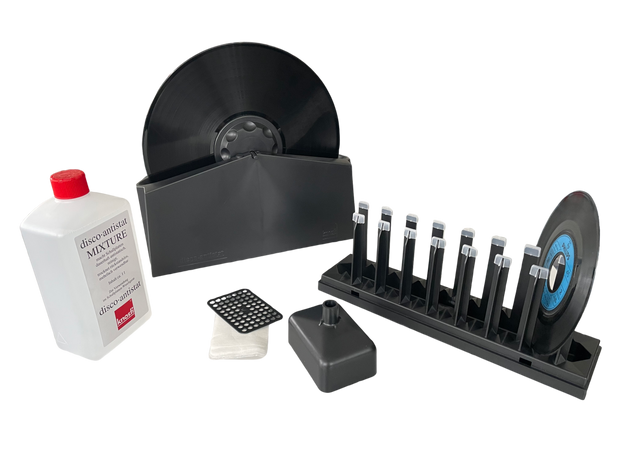 Schallplattenwaschgerät manuell schwarz-Mixture-Trockenständer-Trichter-Filterpapier