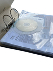 Die ultraflache Schutzhülle für DVDs und CDs in einem Ordner_Medienaufbewarung