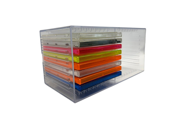 Tango-Box Glasklar mit CDs_Medienaufbewarung