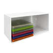 Tango-Box Weiß mit CDs_Medienaufbewarung