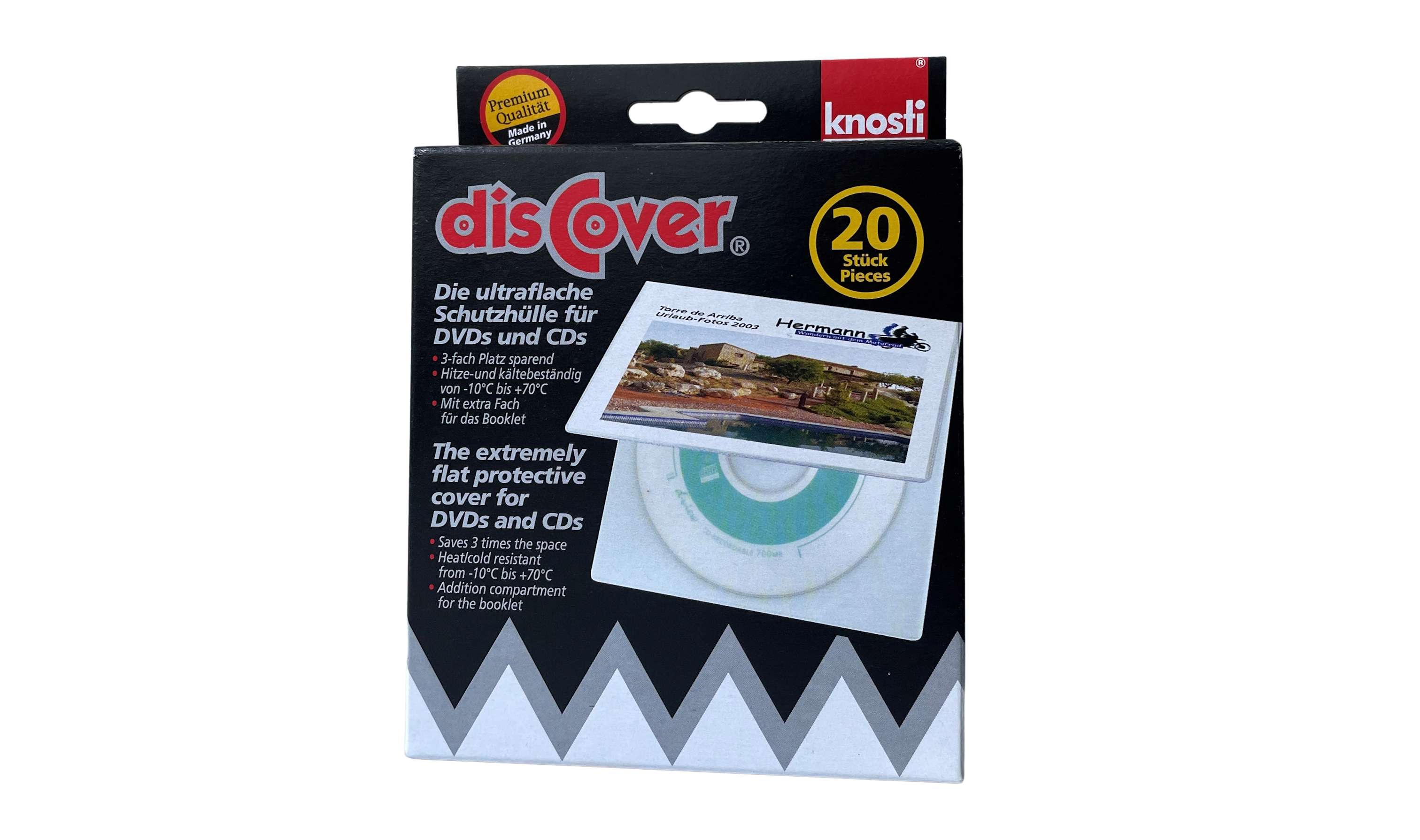 CD-Hülle, disCover®, 20er Pack