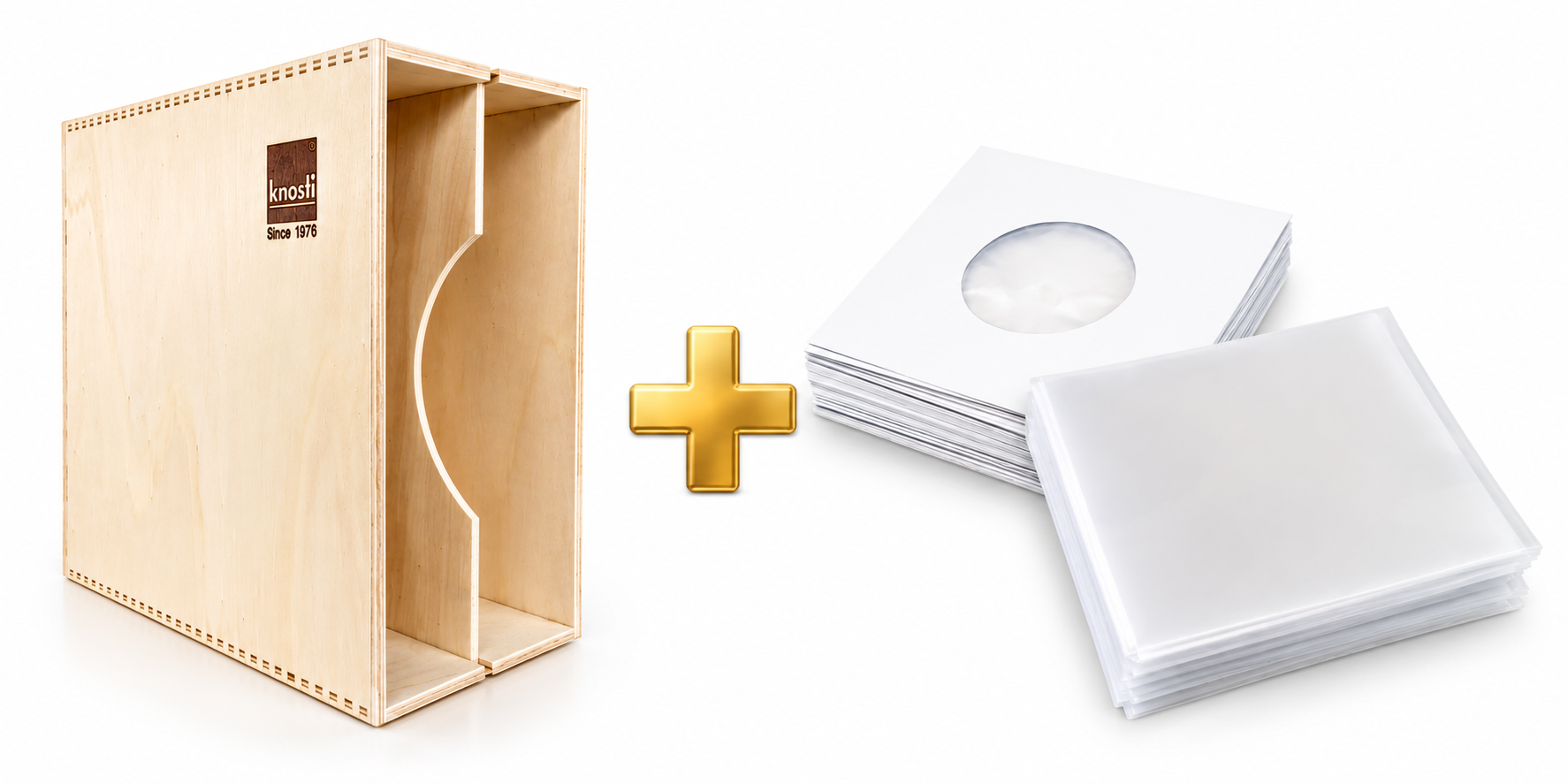 Archifix-Box Woodline with 50 FREE record sleeves